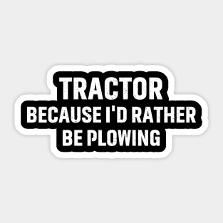 Tractor Sticker